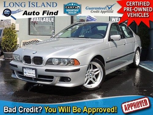 03 bmw 540i m sport leather sunroof hid fogs clean carfax