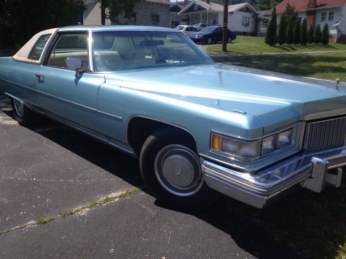 1975 cadillac deville base coupe 2-door 8.2l