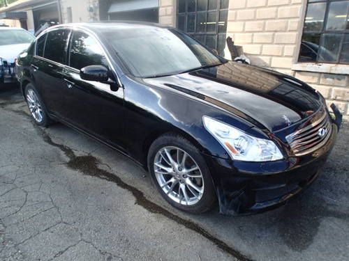 2007 infiniti g35, salvage, damaged, wrecked, sedan,