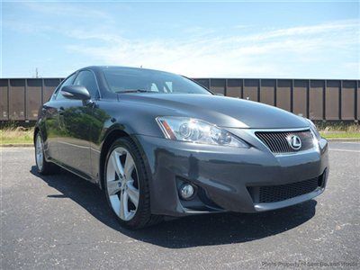 2011 lexus is 250 22709 miles gray