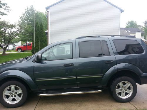 2008 dodge durango slt 4x4 steel blue with 92,000 miles 7 passenger