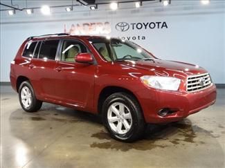 2010 red v6 highlander base w/ sun roof