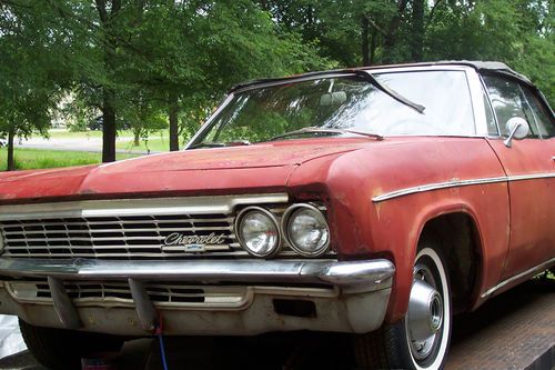 1966 chevrolet impala convertible project car