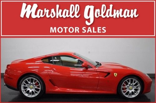 2007 ferrari 599gtb in rosso corsa red f1 , carbon ceramic brakes 9500 miles