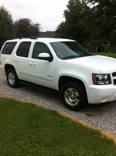 2010 White Chevrolet Tahoe LT Sport Utility 4-Door 5.3L 4WD 3rd Row Leather Seat, US $26,000.00, image 9
