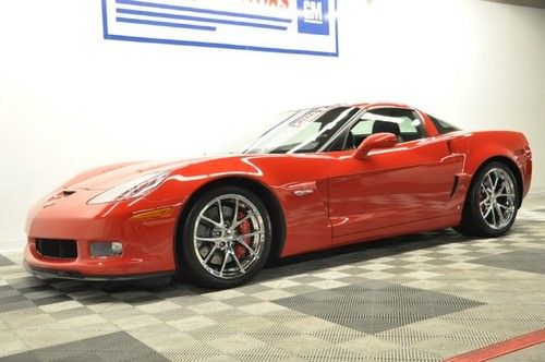 Must see 09 red z06 like new 7.0l red black leather manual stick sports 10 11