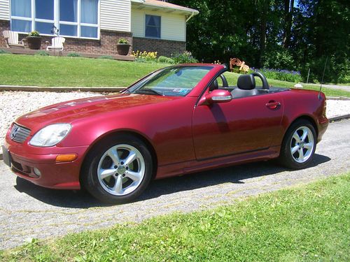 2003 Mercedes-Benz SLK 320 Firemist Red, US $13,900.00, image 10