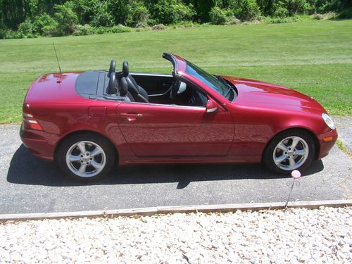2003 Mercedes-Benz SLK 320 Firemist Red, US $13,900.00, image 12