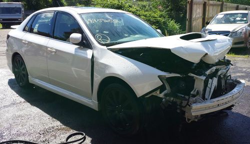 Rebuildable 2009 subaru impreza wrx sedan 4-door 2.5l salvage title 47k miles