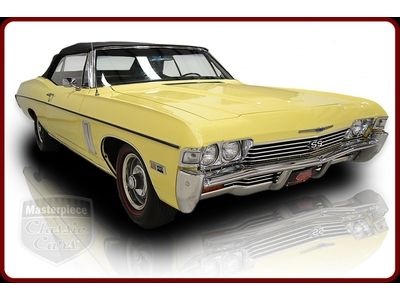 68 chevrolet impala ss convertible original rebuilt 427 / 335hp th 400 automatic