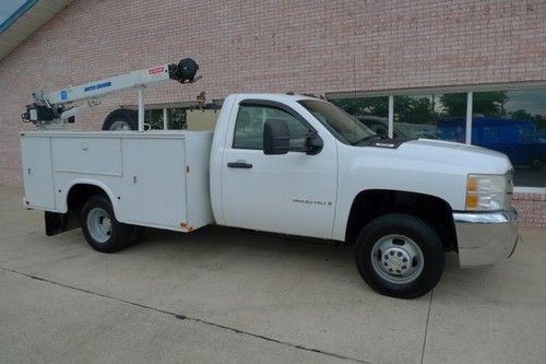 2007 chevrolet silverado 3500 service truck crane