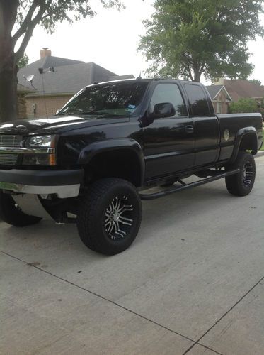 2004 chevrolet silverado 1500 ls extended cab pickup 4-door 4.8l low miles!