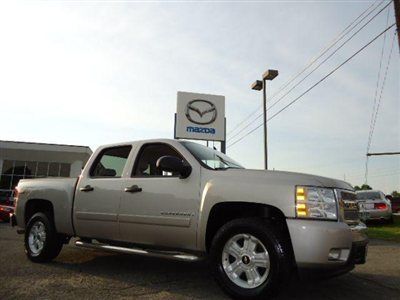 4x4 z71 lt chevrolet silverado crew cab leather spray in bedlinner 1 owner l@@k!