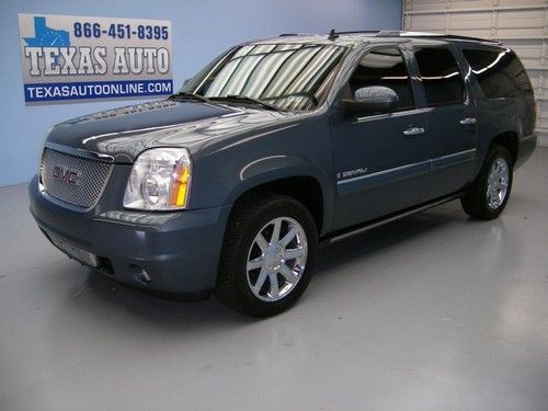 We finance!!  2008 gmc yukon xl denali awd roof nav rcam tv 3rd row 20 rims bose