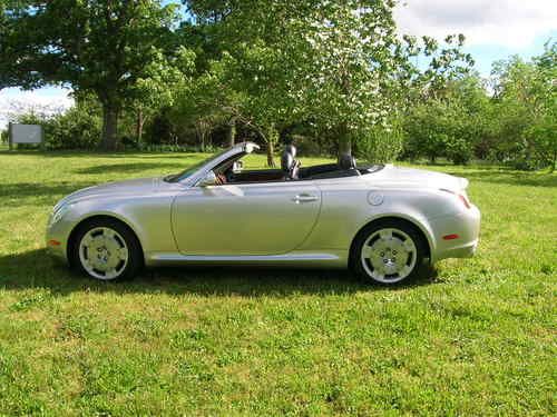 2002 lexus sc 430 retractable hard top convertible