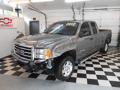 2012 gmc sierra ext cab sle z71 4x4 26k no reserve salvage rebuildable loaded