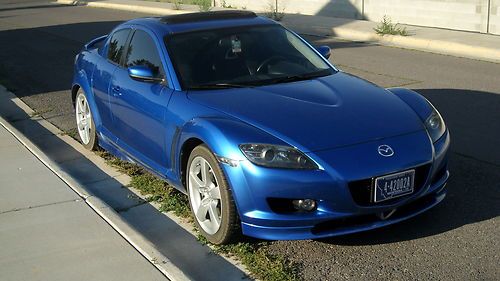 2005 mazda rx-8, 6 speed winning blue gt