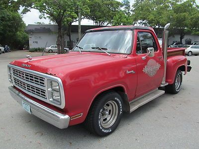 1979 lil red express pickup truck mopar all original 1 owner classic hot rod !!!