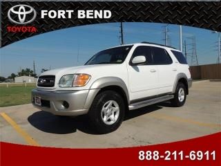 2002 toyota sequaoia 4dr sr5 abs alloy wheels one owner clean carfax