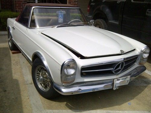 1966 mercedes benz 230 sl white texas car project