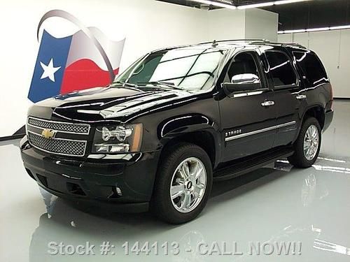 2009 chevy tahoe ltz 4x4 sunroof nav rear cam 20's 41k texas direct auto