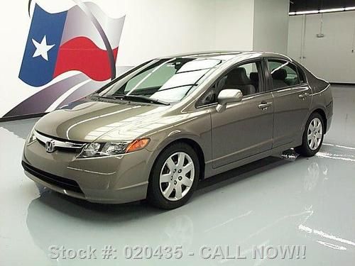 2007 honda civic lx sedan automatic cruise control 67k texas direct auto