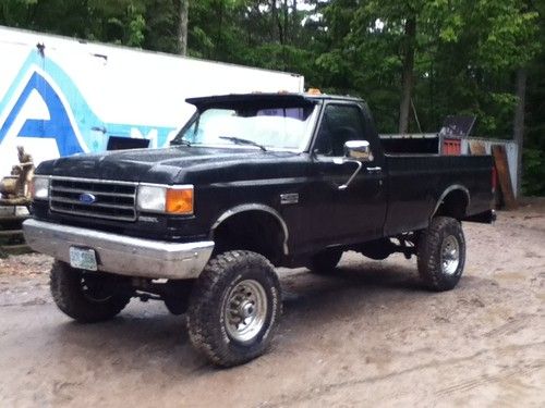 1990 ford f-350 4x4 7.3l diesel 5 speed lifted