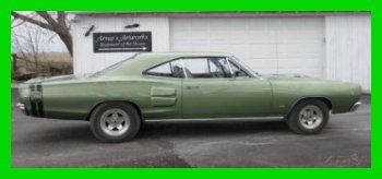 1968 dodge coronet super bee tribute 383 v8 automatic green iowa