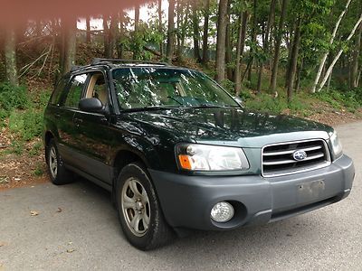 2003 subaru forester 2.5x-4cyl gets nr. 27mpg-best all whl. drv-wagon in class!