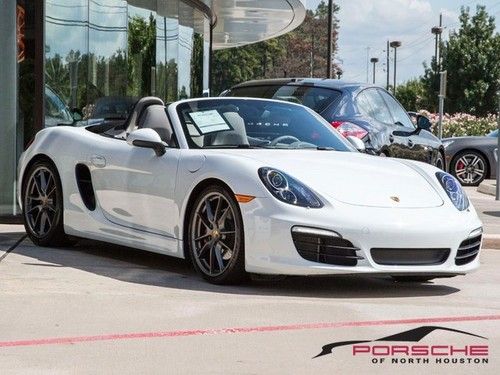 2013 porsche boxster s white nav bose xenon 20 wheels sport design sport seats