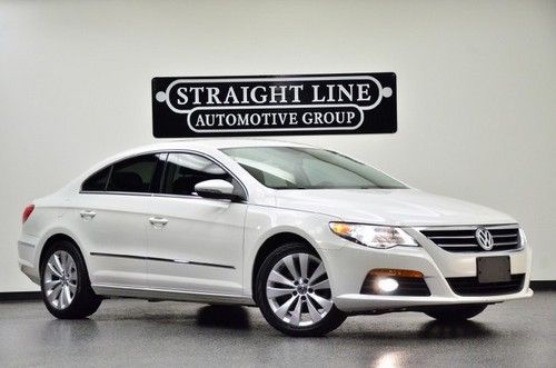 2009 volkswagen cc sedan white/blk w/ leather 36k miles