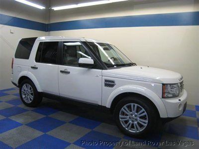 White 2010 lr4 air suspension with leather, loaded 4 wheel drive - we finance!