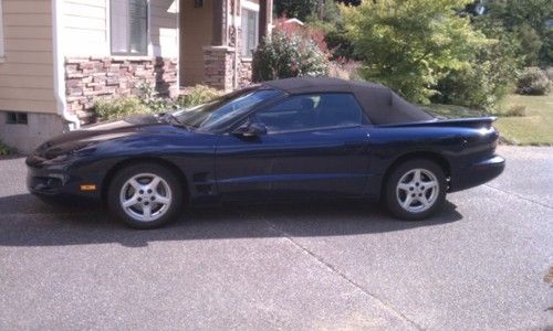 2000 pontiac firebird base convertible 2-door 3.8l - no reserve