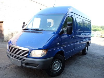 Dodge sprinter 2500 diesel high top tool box freightliner mercedes no reserve