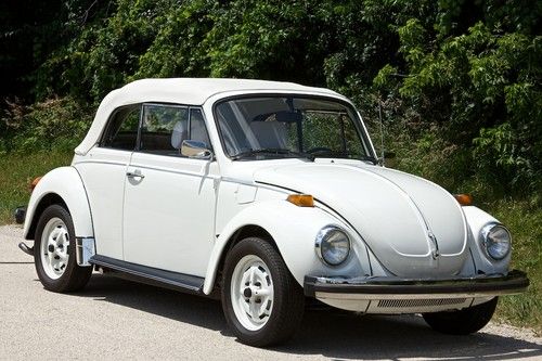 1978 vw karmann super beetle convertible fully restored &amp; low miles