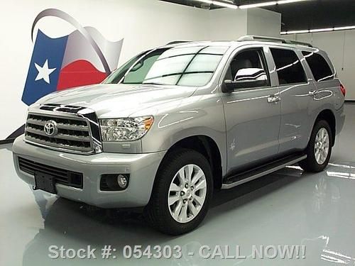 2011 toyota sequoia 4x4 platinum nav rear cam dvd 6k mi texas direct auto