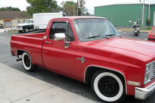 1985 chevy c10 classic turbocharged pickup shortbed custom clean truck sleeper