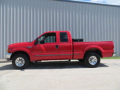 99 f250 xlt (7.3) short-bed power-stroke clean carfax runs-exclnt tool-box tx $