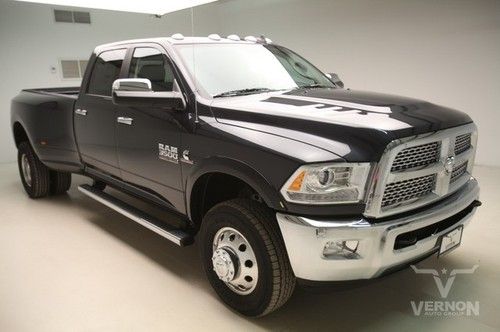 2013 drw laramie crew 4x4 navigation leather heated cummins diesel uconnect