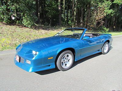 1991 camaro rs convertible 2 owner 93,000 actual miles 1969 starting bid