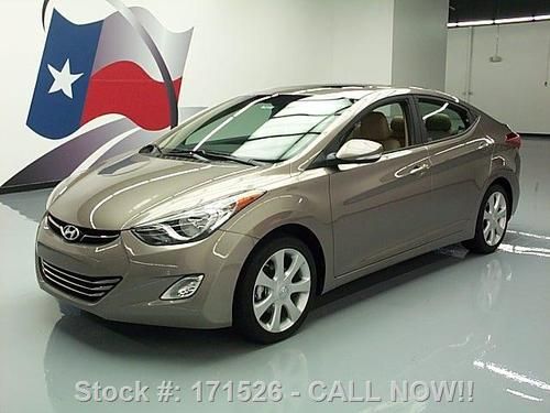 2013 hyundai elantra ltd sunroof nav rear cam 26k miles texas direct auto