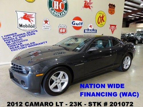 2012 camaro lt,automatic,remote start,bluetooth,cloth,18in whls,23k,we finance!!