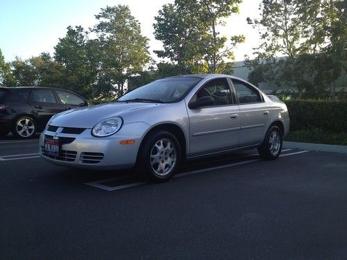 2005 dodge neon sxt silver manual 5spd 4 door 81k great mpg sedan