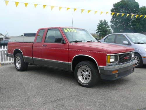 1992 gmc sonoma  sl  ext cab