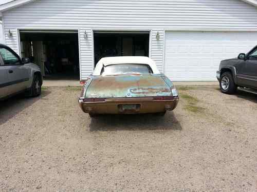 1968 OLDS 442 CONVERTABLE AUTOMATIC, 1 OF LESS THAN 3476, image 3