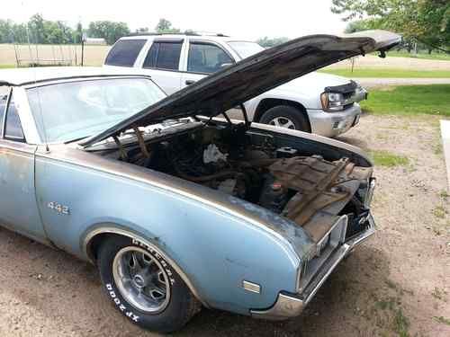 1968 OLDS 442 CONVERTABLE AUTOMATIC, 1 OF LESS THAN 3476, image 5