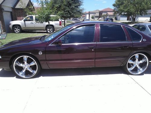 1995 chevrolet impala ss sedan 4-door lt4 5.7l with custom rims