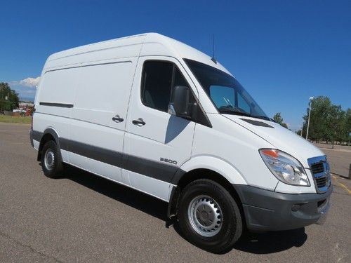 2007 dodge sprinter van 2500 high top roof 144"wb diesel mercedes 1 owner fleet