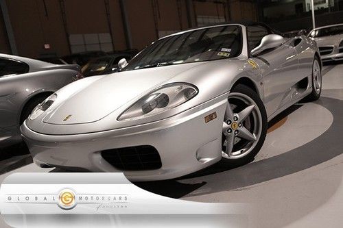 01 ferrari 360 spider f1 convertible 18k daytona-seats 18in-alloys xenons