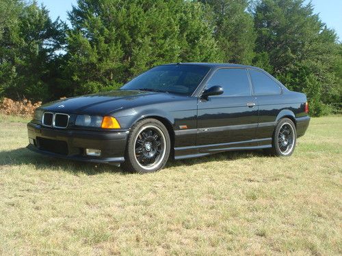 Bmw m3 m power 2 door coupe 5 speed black original 3 series bmw manuel standard